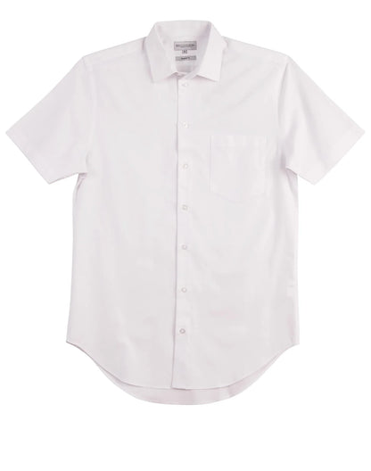 Mens CVC Oxford Short Sleeve Shirt M7040S - PrintaPromo