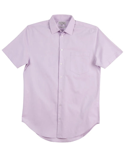 Mens CVC Oxford Short Sleeve Shirt M7040S - PrintaPromo