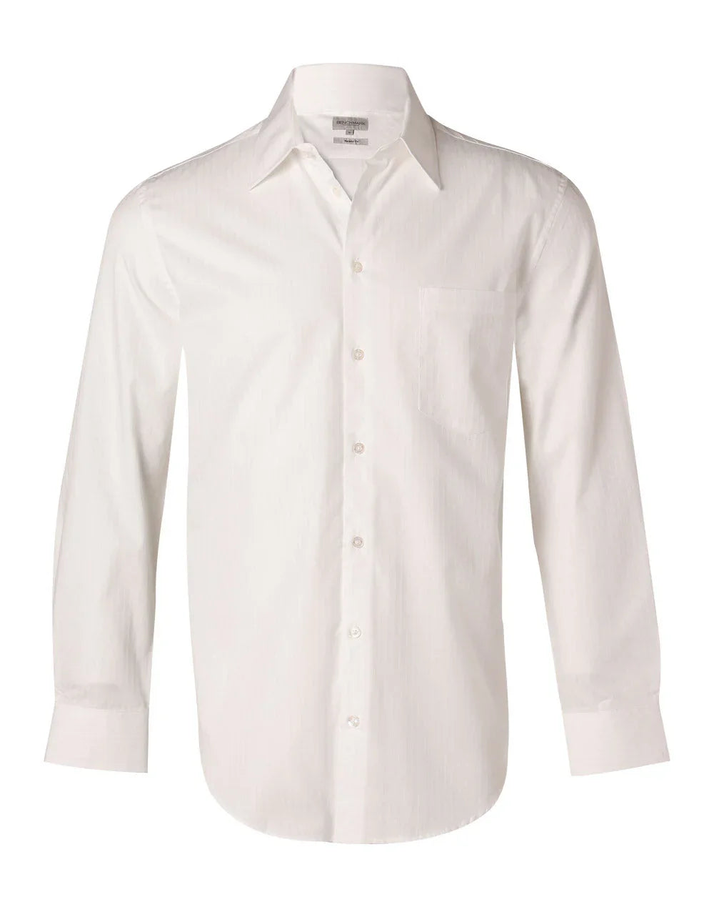 Mens Self Stripe Long Sleeve Shirt. M7100L - PrintaPromo