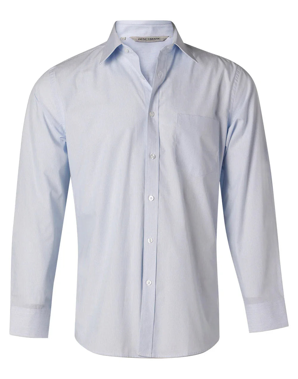 Mens Fine Stripe Long Sleeve Shirt M7212 - PrintaPromo