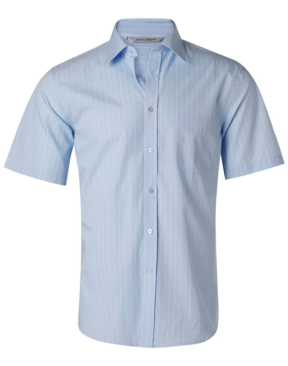 Mens Pin Stripe Short Sleeve Shirt M7221 - PrintaPromo