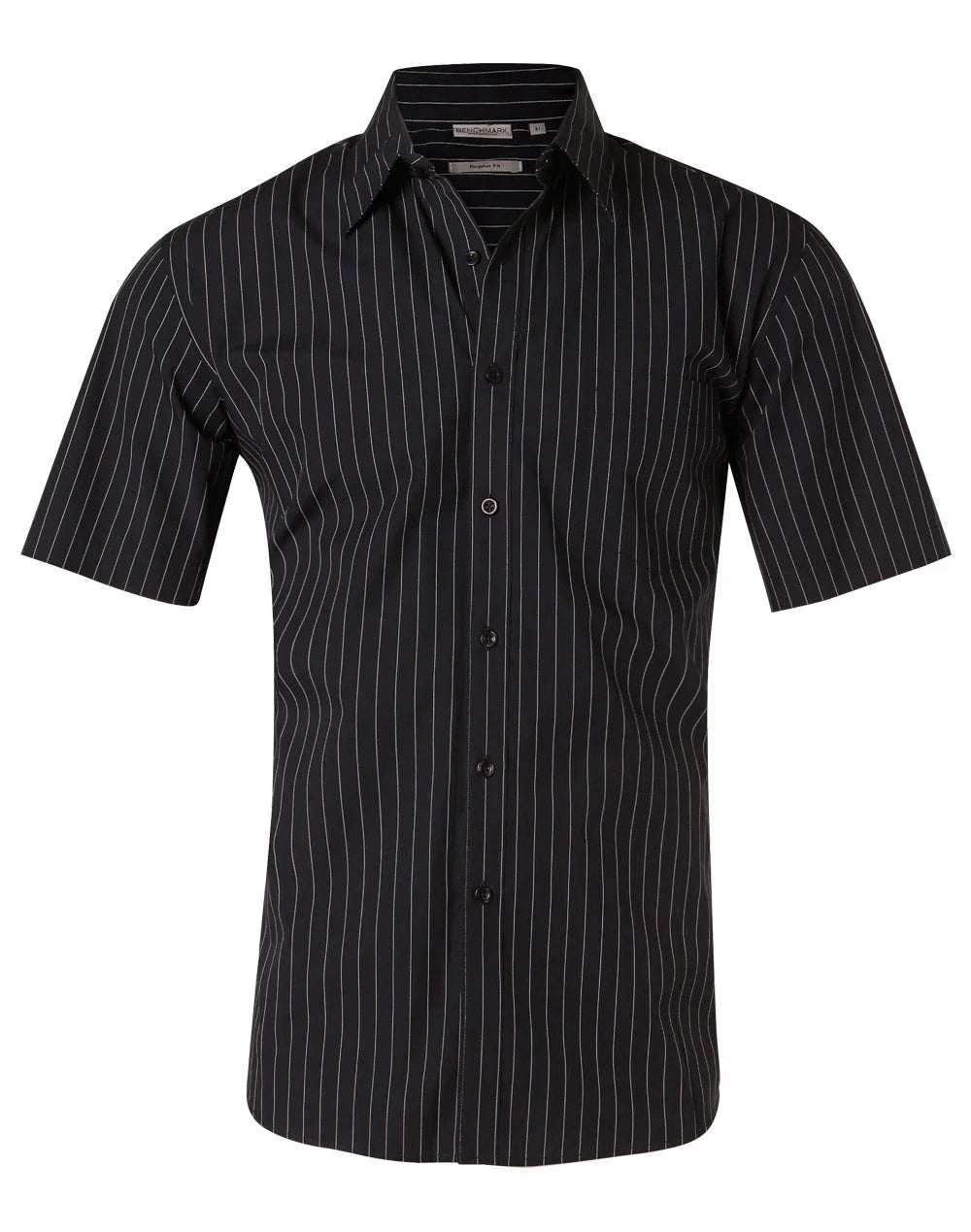 Mens Pin Stripe Short Sleeve Shirt M7221 - PrintaPromo