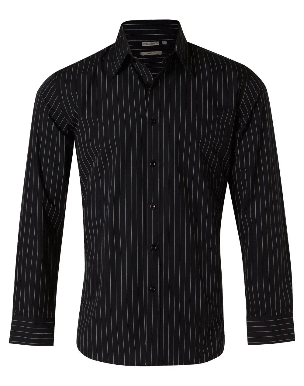 Mens Pin Stripe Long Sleeve Shirt M7222 - PrintaPromo