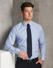 Mens Balance Stripe Long Sleeve Shirt M7232 - PrintaPromo