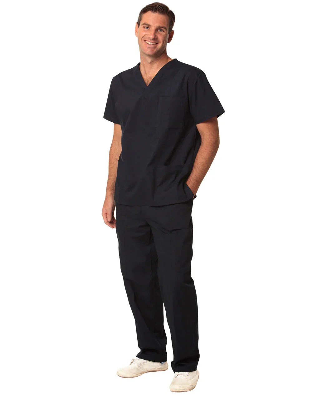 Unisex Scrubs Short Sleeve Tunic Top M7630 - PrintaPromo
