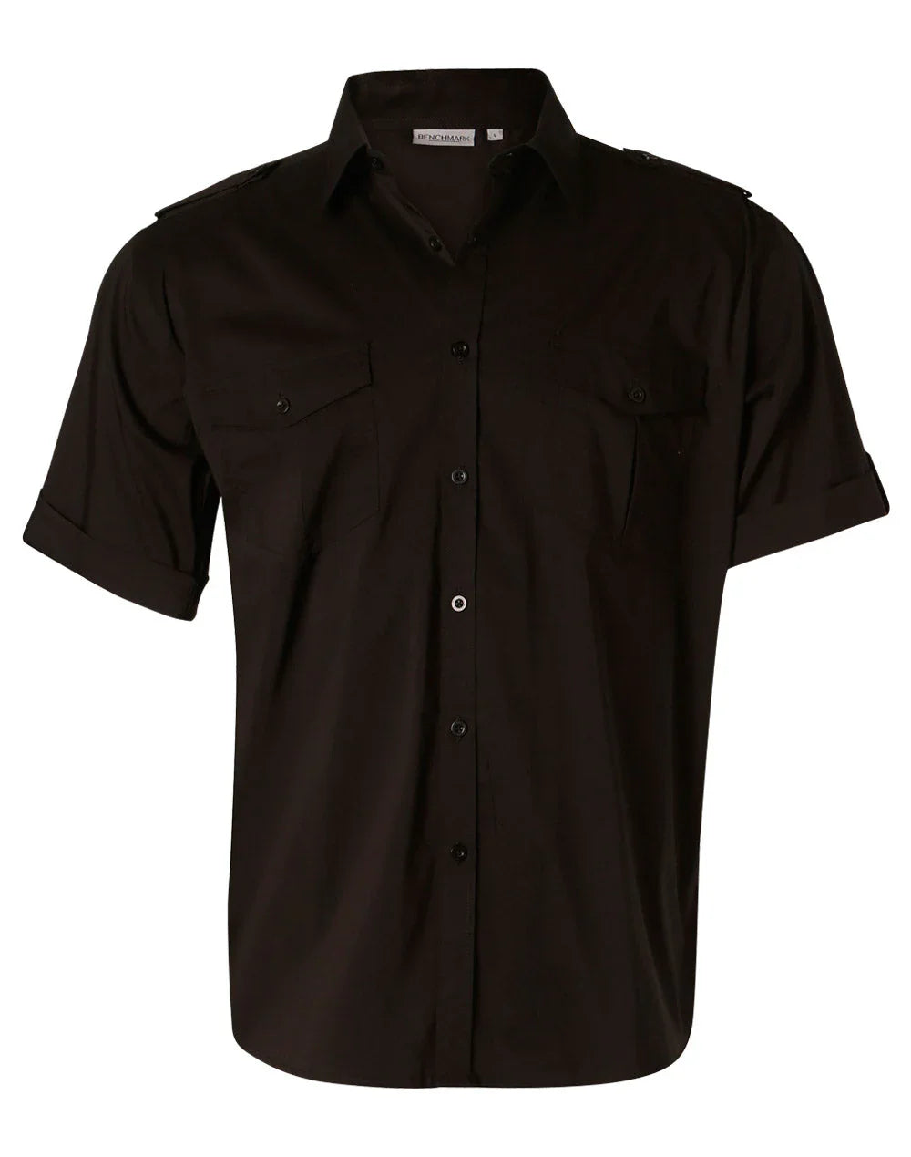 Mens Short Sleeve Military Shirt M7911 - PrintaPromo