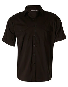 Mens Short Sleeve Military Shirt M7911 - PrintaPromo