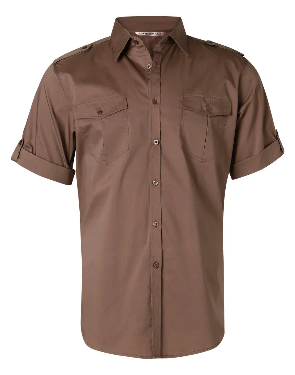 Mens Short Sleeve Military Shirt M7911 - PrintaPromo