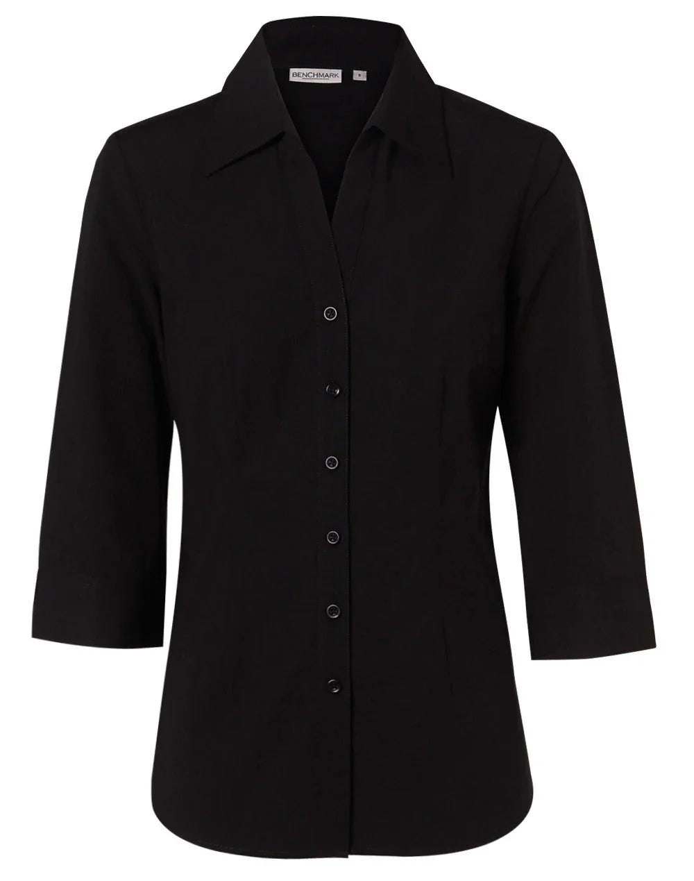 Ladies Cotton/Poly Stretch 3/4 Sleeve Shirt M8020Q - PrintaPromo