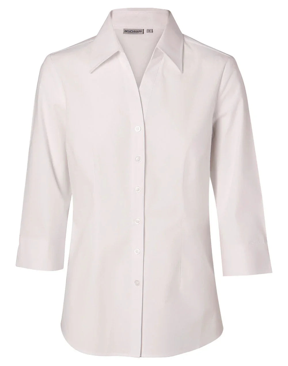 Ladies Fine Twill 3/4 Sleeve Shirt M8030Q - PrintaPromo