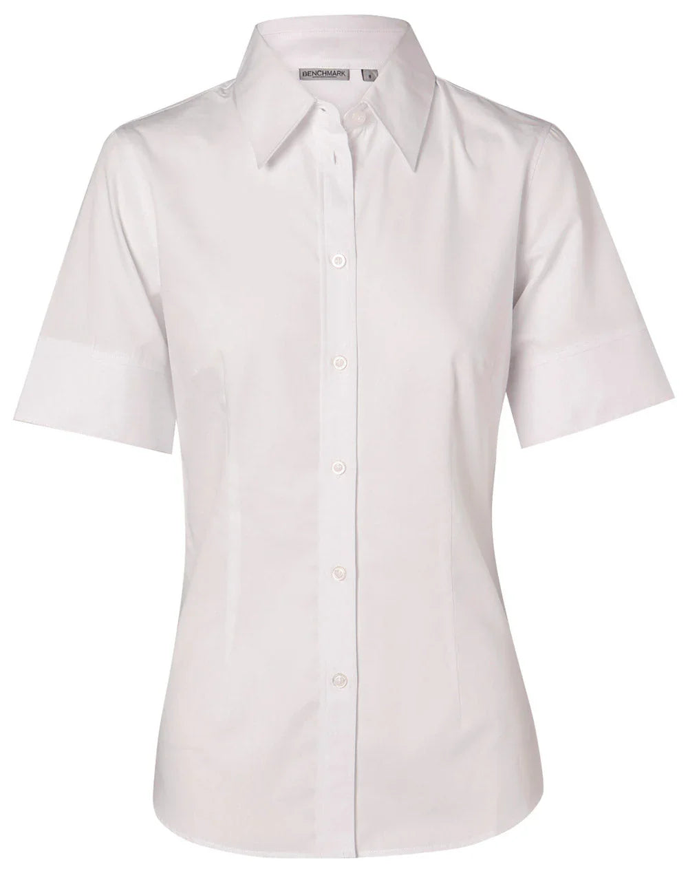 Ladies Fine Twill Short Sleeve Shirt M8030S - PrintaPromo