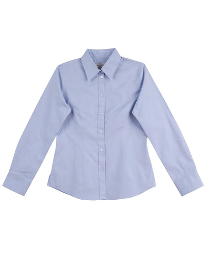 Ladies CVC Oxford Long Sleeve Shirt M8040L - PrintaPromo