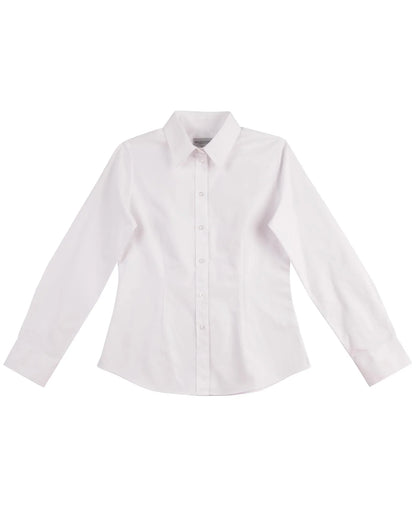 Ladies CVC Oxford Long Sleeve Shirt M8040L - PrintaPromo