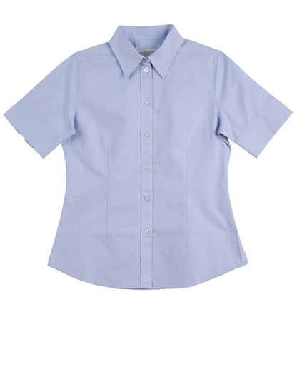 Ladies CVC Oxford Short Sleeve Shirt M8040S - PrintaPromo