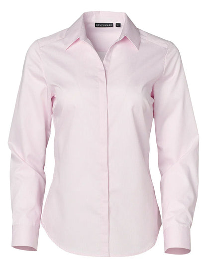 Ladies Taped Seam Barkley Long Sleeve Shirt. M8110L - PrintaPromo