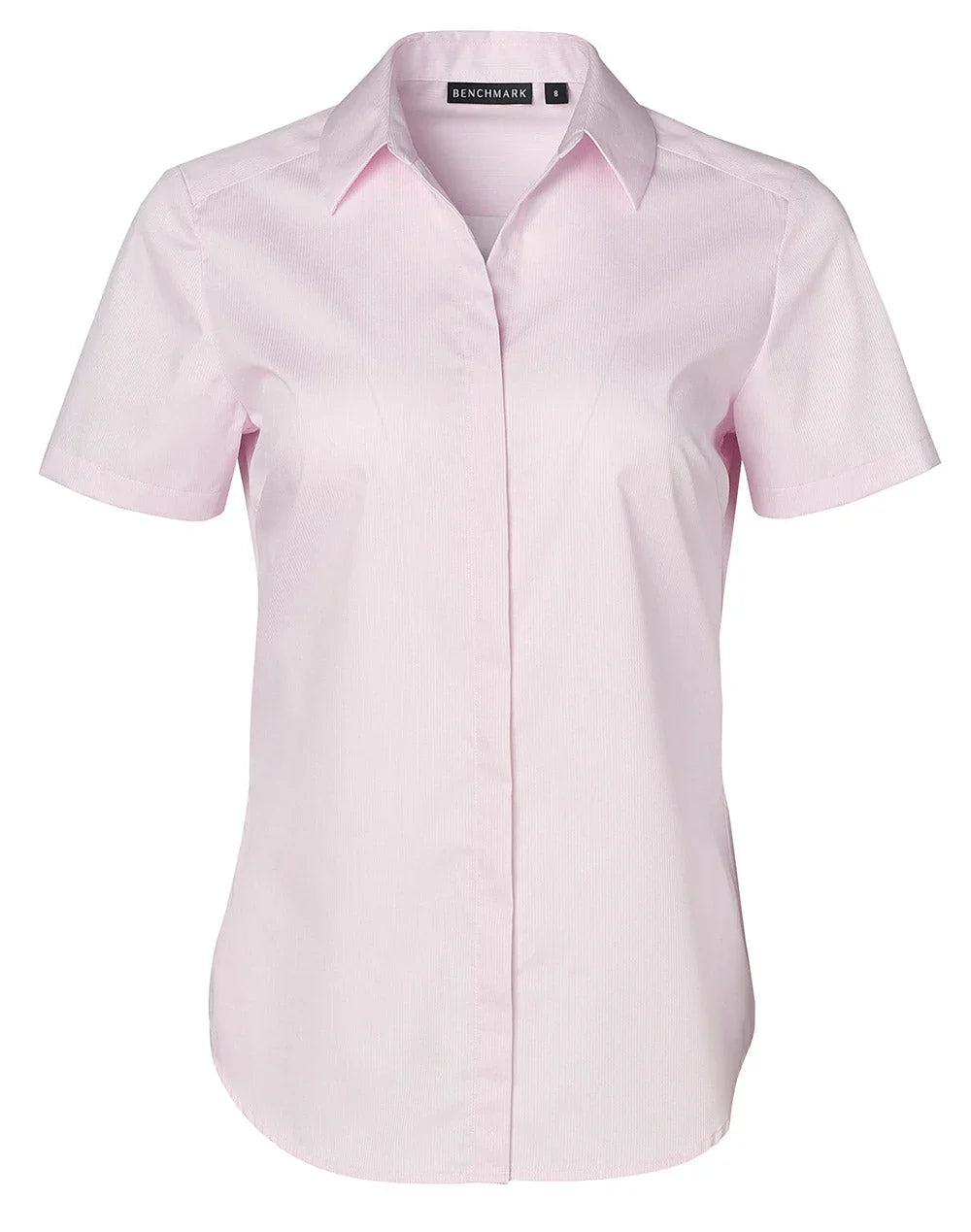 Ladies Taped Seam Barkley Short Sleeve Shirt. M8110S - PrintaPromo