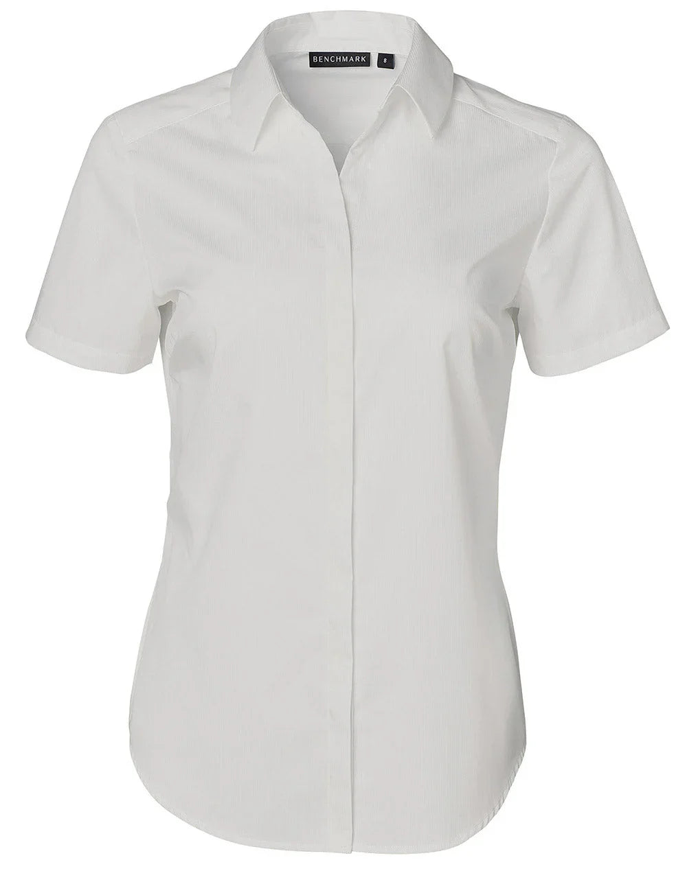 Ladies Taped Seam Barkley Short Sleeve Shirt. M8110S - PrintaPromo