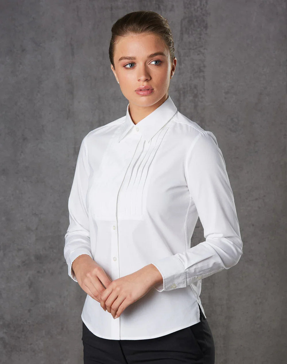 Ladies Stretch Tuck Front Shirt M8192 - PrintaPromo