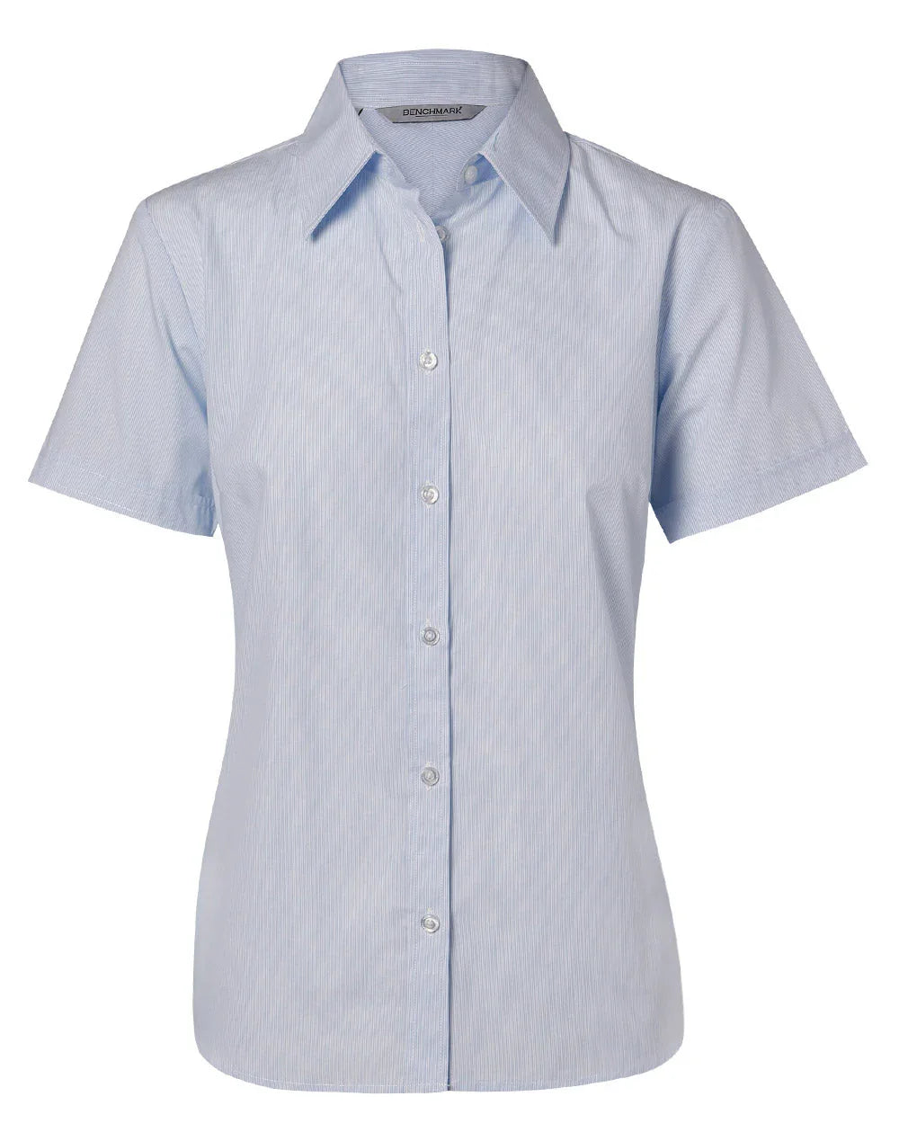 Ladies Fine Stripe Short Sleeve Shirt M8211 - PrintaPromo