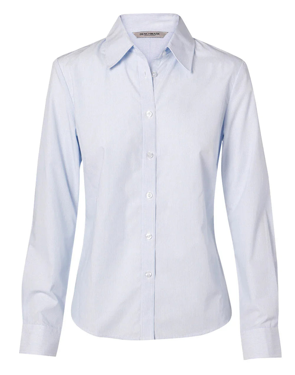 Ladies Fine Stripe Long Sleeve Shirt M8212 - PrintaPromo