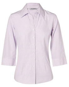 Ladies Mini Check 3/4 Sleeve Shirt M8360Q - PrintaPromo