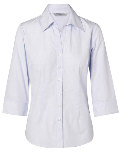 Ladies Mini Check 3/4 Sleeve Shirt M8360Q - PrintaPromo
