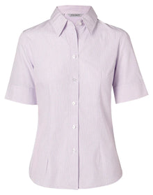 Ladies Mini Check Short Sleeve Shirt M8360S - PrintaPromo