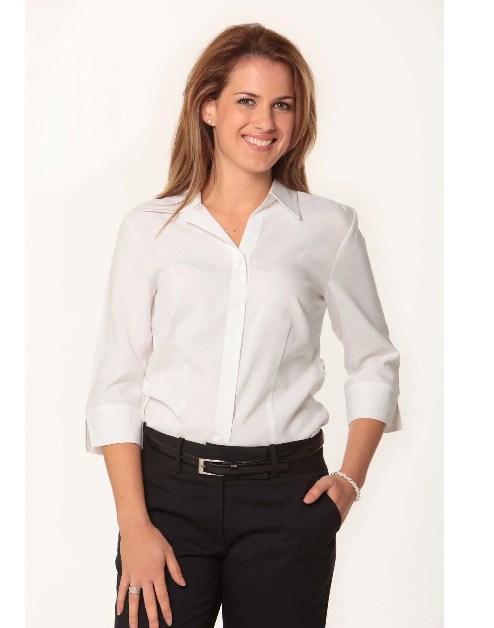 Ladies CoolDry® 3/4 Sleeve Shirt M8600Q - PrintaPromo