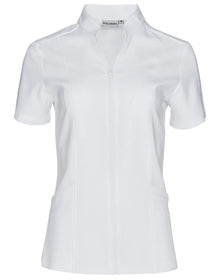 Ladies Full Zip Front Short Sleeve Tunic M8636S - PrintaPromo