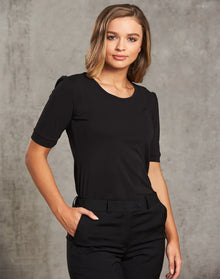Ladies Scoop Neck T-Top M8800 - PrintaPromo