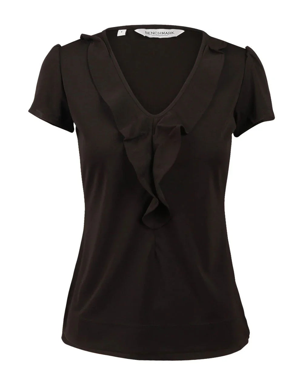 Ladies Ruffle Front Blouse M8820 - PrintaPromo
