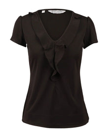 Ladies Ruffle Front Blouse M8820 - PrintaPromo