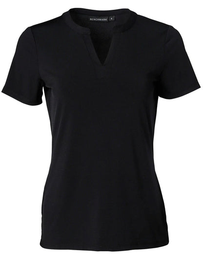 Ladies Sofia Stretch Short Sleeve Knit Top. M8840 - PrintaPromo