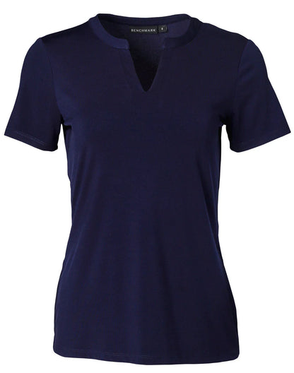 Ladies Sofia Stretch Short Sleeve Knit Top. M8840 - PrintaPromo