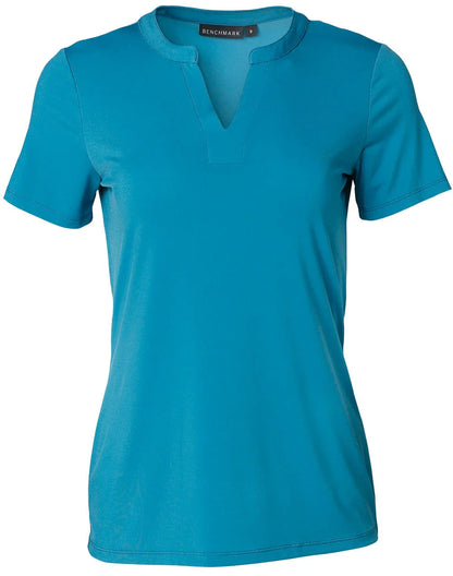 Ladies Sofia Stretch Short Sleeve Knit Top. M8840 - PrintaPromo