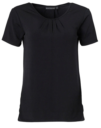 Ladies Julia Stretch Short Sleeve Knit Top. M8850 - PrintaPromo