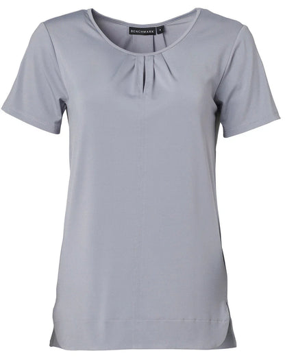 Ladies Julia Stretch Short Sleeve Knit Top. M8850 - PrintaPromo