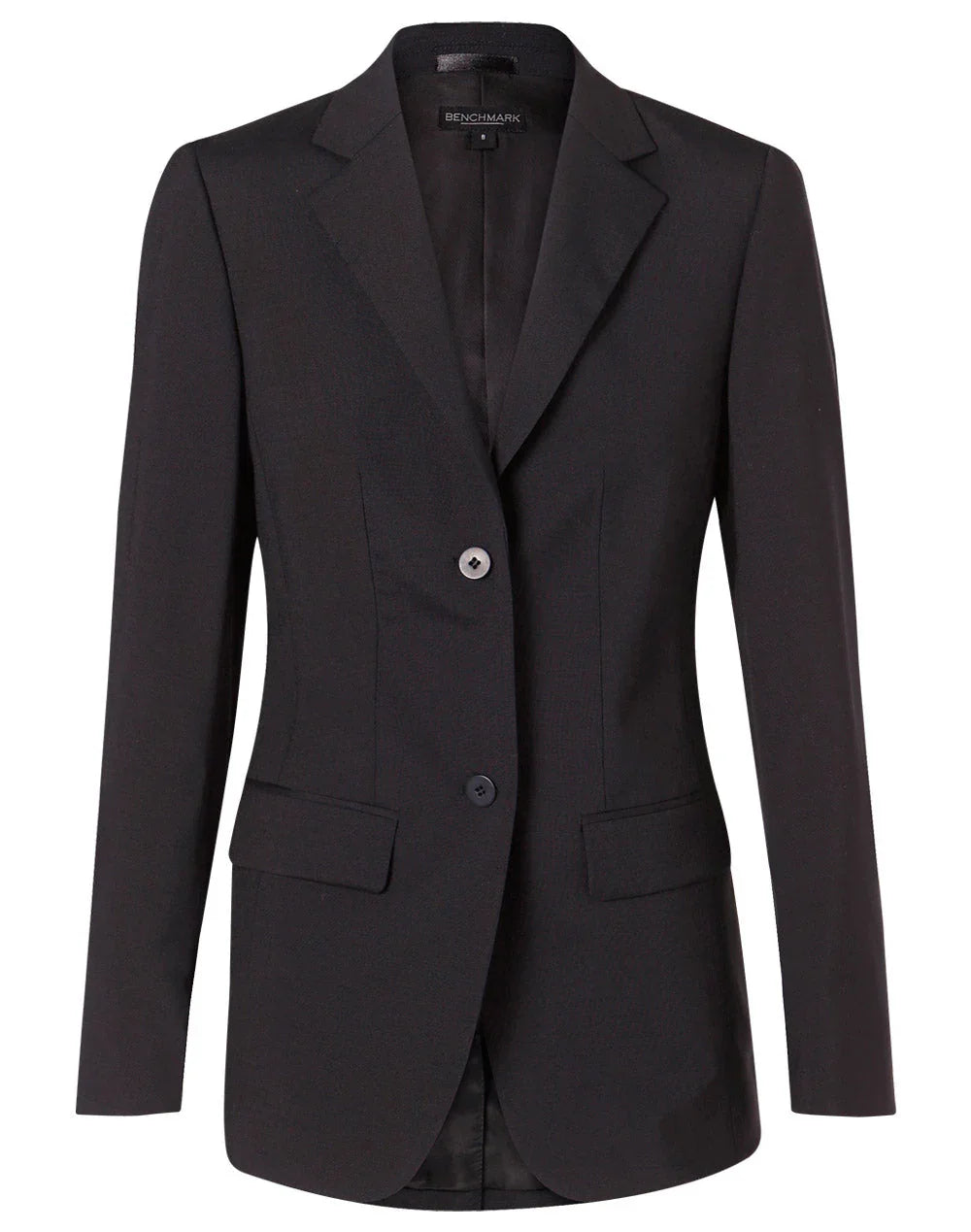 Ladies Wool Blend Stretch Mid Length Jacket M9200 - PrintaPromo