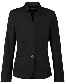 Ladies Wool Blend Stretch Reverse Lapel Jacket M9202 - PrintaPromo