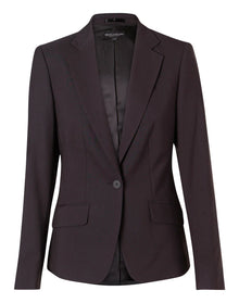 Ladies Poly/Viscose Stretch One Button Cropped Jacket M9205 - PrintaPromo