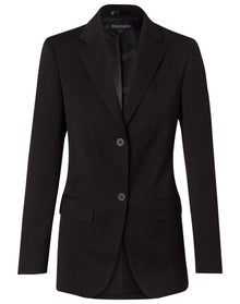 Ladies Poly/Viscose Stretch Two Buttons Mid Length Jacket M9206 - PrintaPromo