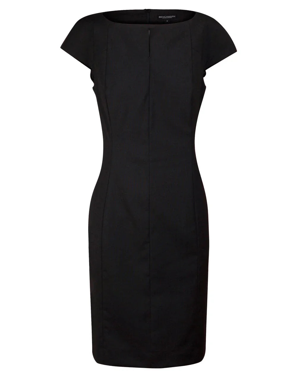 Ladies Wool Blend Stretch Cap Sleeve Dress M9281 - PrintaPromo