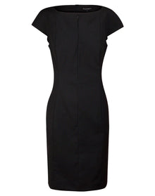 Ladies Wool Blend Stretch Cap Sleeve Dress M9281 - PrintaPromo