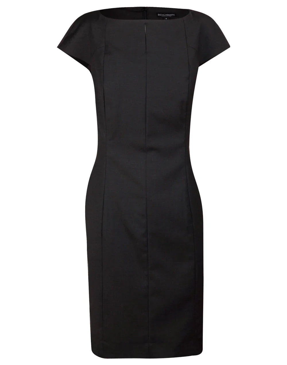 Ladies Wool Blend Stretch Cap Sleeve Dress M9281 - PrintaPromo