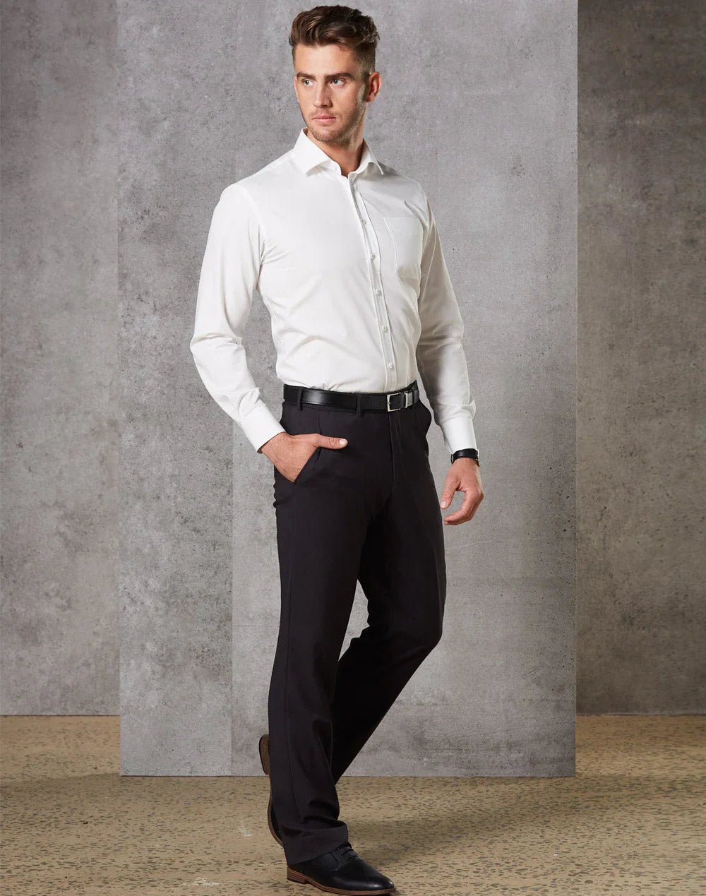 Mens Wool Blend Stretch Pants M9300 - PrintaPromo