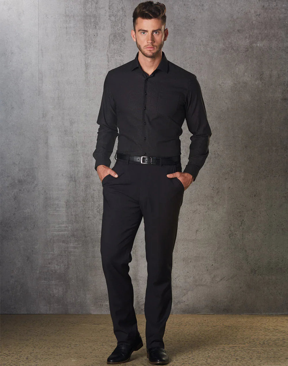 Mens Poly/Viscose Stretch Pants M9340 - PrintaPromo