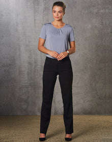 Ladies Poly/Viscose Stretch Low Rise Pants M9420 - PrintaPromo