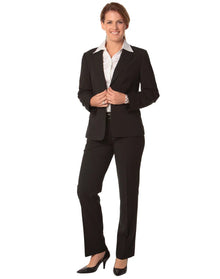 Ladies Poly/Viscose Stretch Stripe Low Rise Pants M9430 - PrintaPromo