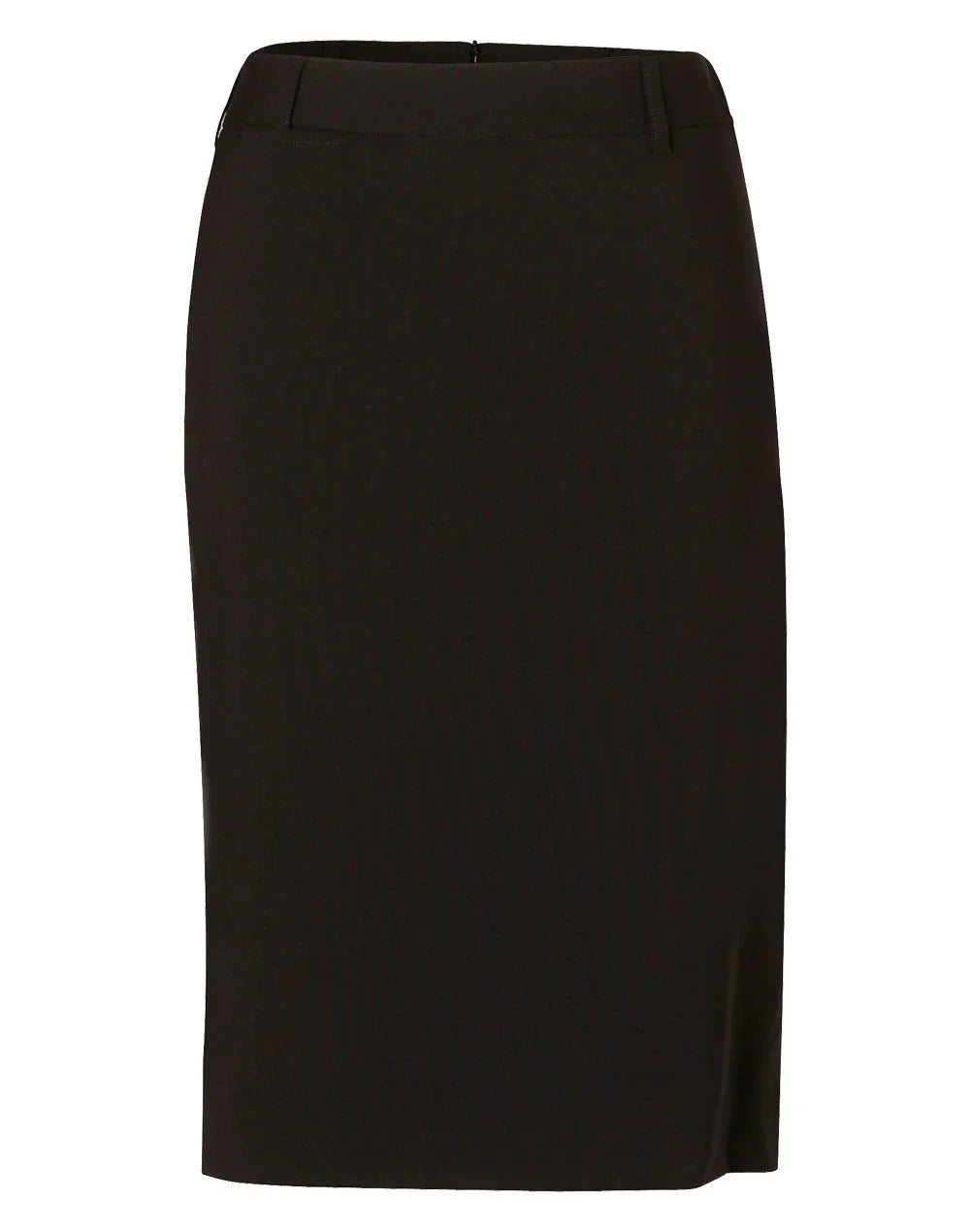 Ladies Wool Stretch Mid Length Lined Pencil Skirt M9470 - PrintaPromo