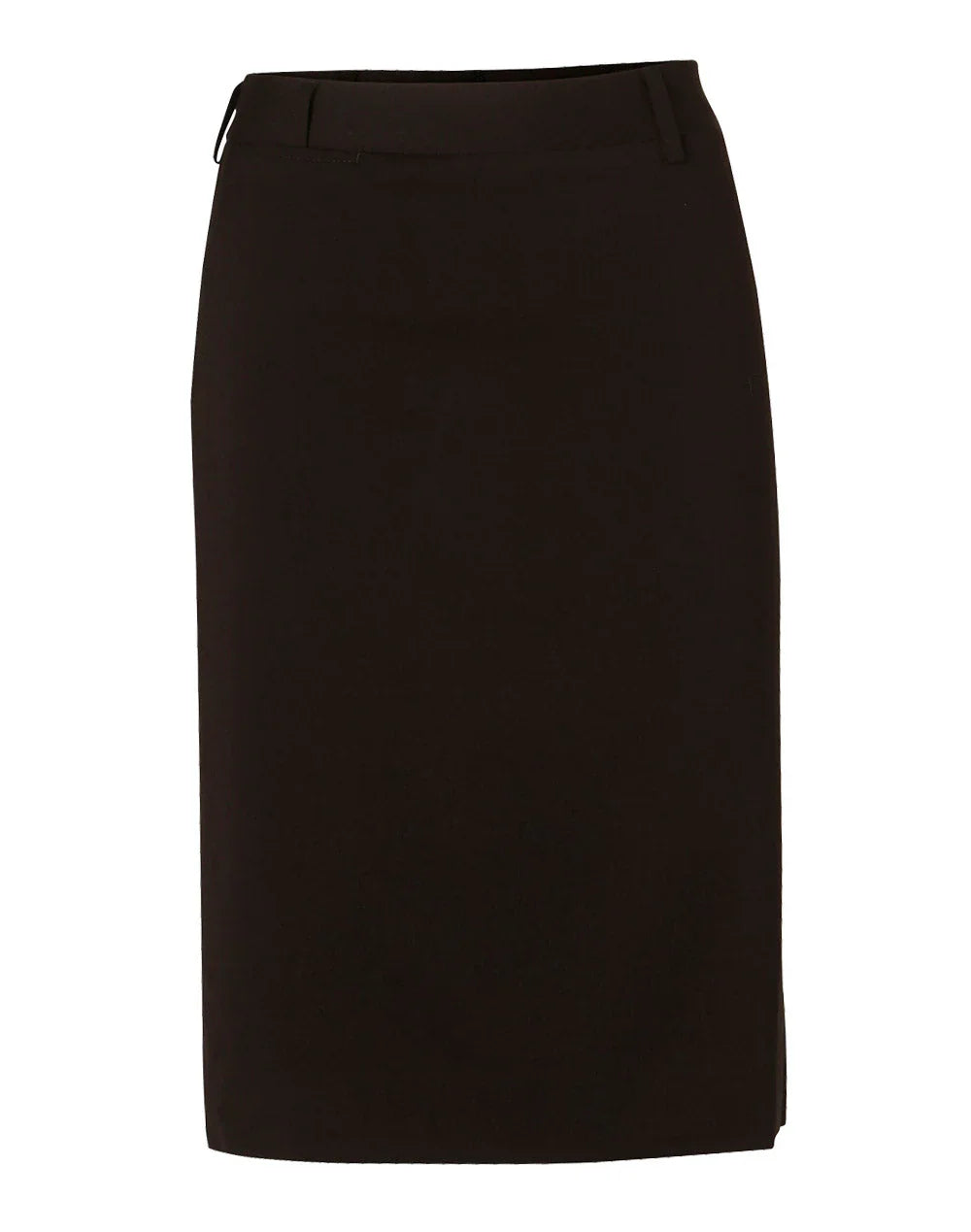 Ladies Poly/Viscose Stretch Mid Length Lined Pencil Skirt M9471 - PrintaPromo